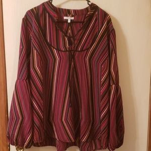 Maurices peasant top size 1